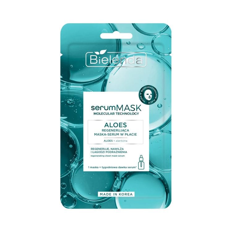 Bielenda Aloe Regenerating Sheet Mask-Serum 1pc