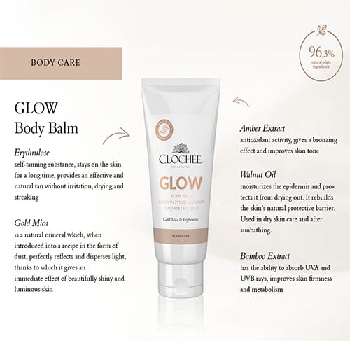 Clochee Simply Organic Glow Illuminating Body Balm Detox Scrub