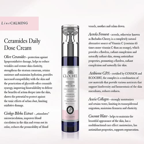 Clochee Simply Organic Ceramides Daily Dose Face Cream