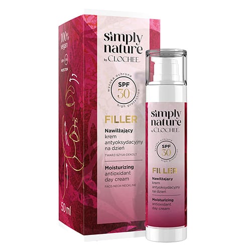 Clochee Simply Nature Filler Moisturising Antioxidant Day Cream SPF30 50ml