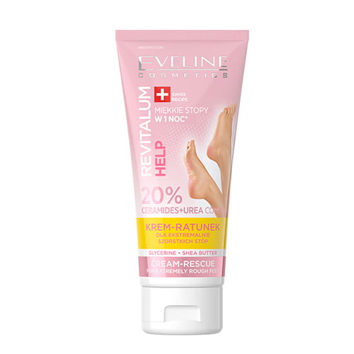 Eveline Revitalum 20% Ceramides Urea Foot Cream-Rescue for Extremely Rough Skin 75ml