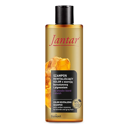 Farmona Jantar Color Revitalising Shampoo with Amber Essence and Pigment for Blond Gray Hair 300ml