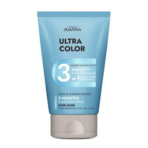 Joanna Ultra Color 3 Minutes Colour Enhancing Hair Conditioner Platinum & Cool Blond Shades 100g