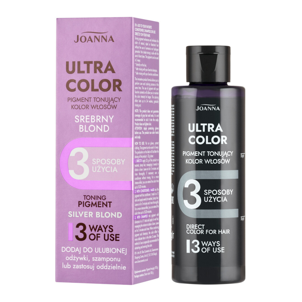 Joanna Ultra Color Hair Toning Pigment Silver Blond 100g