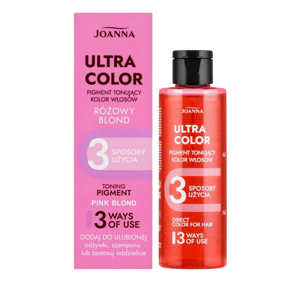 Joanna Ultra Color Hair Toning Pigment Pink Blond 100g