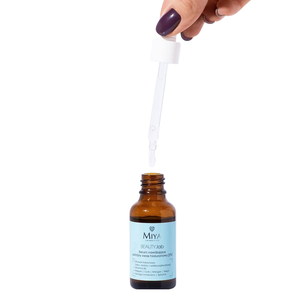 Miya Cosmetics BEAUTY.lab Moisturising Serum with Triple Hyaluronic Acid 2% 30ml