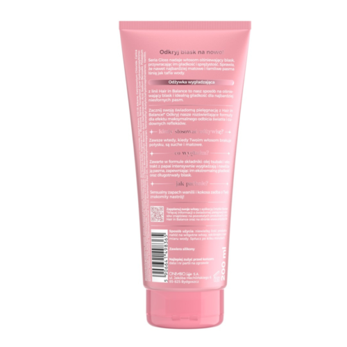 OnlyBio Hair in Balance Gloss Smoothing Conditioner 200ml