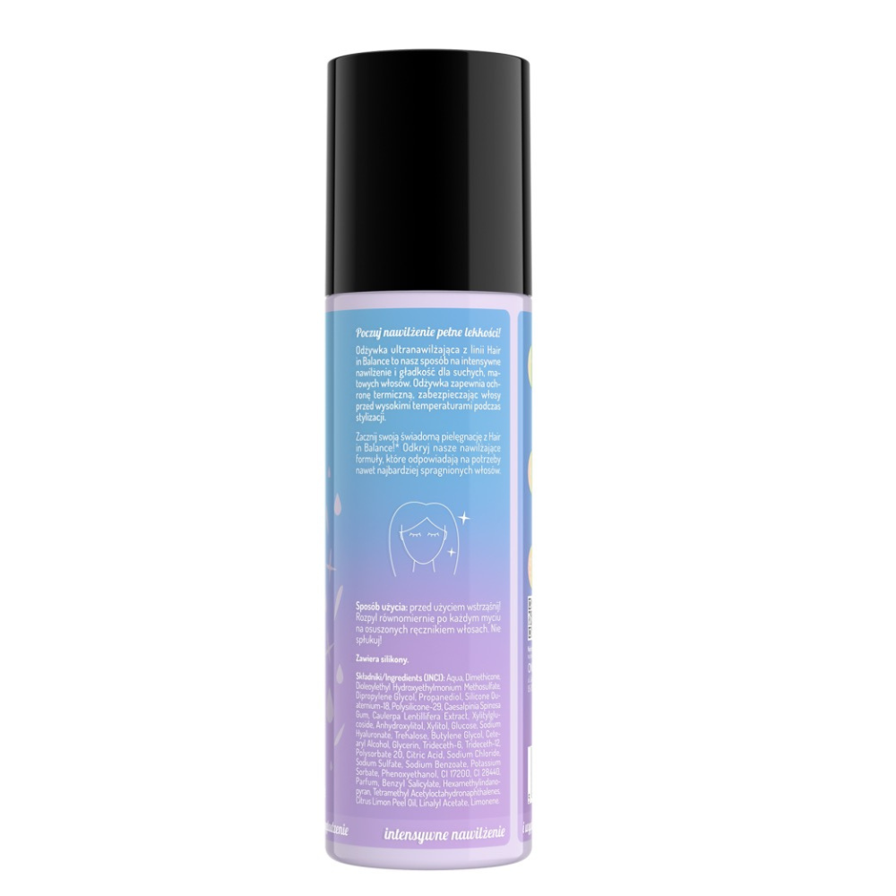 OnlyBio Hair in Balance Hydra Ultra Hydrating Spray Conditioner 200ml