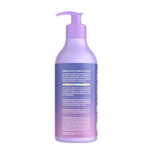 OnlyBio Hair in Balance Blondi Hair Colour Cooling Shampoo 400ml