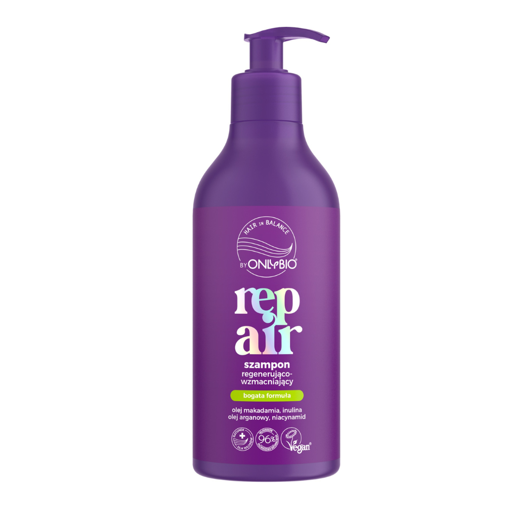 OnlyBio Hair in Balance Repair Regenerating Strengthening Shampoo 400ml