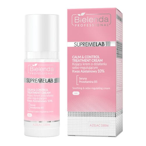Bielenda SupremeLab AZELAC DERM Calm & Control Treatment Cream Soothing, Sebum-Regulating 50ml