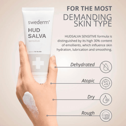 Swederm Hudsalva Sensitive Ointment for Dry Rough Atopic Skin 50ml