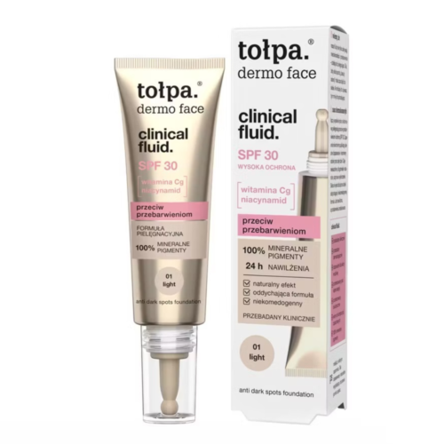 Tołpa Dermo Face Clinical Fluid Anti-Dark Spots Foundation SPF30 25ml 01.Light