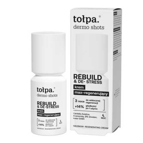 Tołpa Dermo Shots Rebuild & De-Stress Max-Regenerating Night Cream 50ml